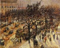 Pissarro, Camille - Boulevard des Italiens, Afternoon